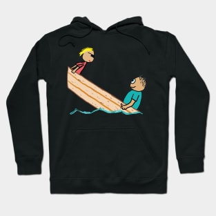 Funny Fat Guy In Boat Hoodie